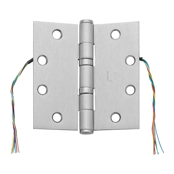 Mckinney Oil Bearing Butt Hinge, 4-1/2" x 4-1/2", US26D, QC8, STD, Steel Base TA2714 4-1/2X4-1/2 26D CC8 - main